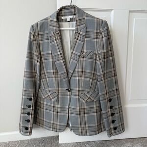 Veronica Beard Plaid Blazer